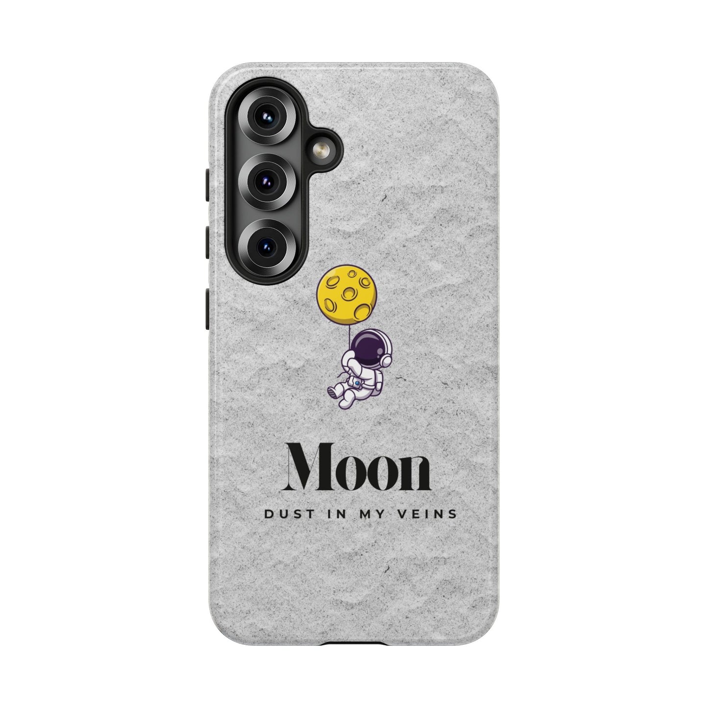 Astronaut Moon Phone Case - "Dust in My Veins" Durable Tough Case