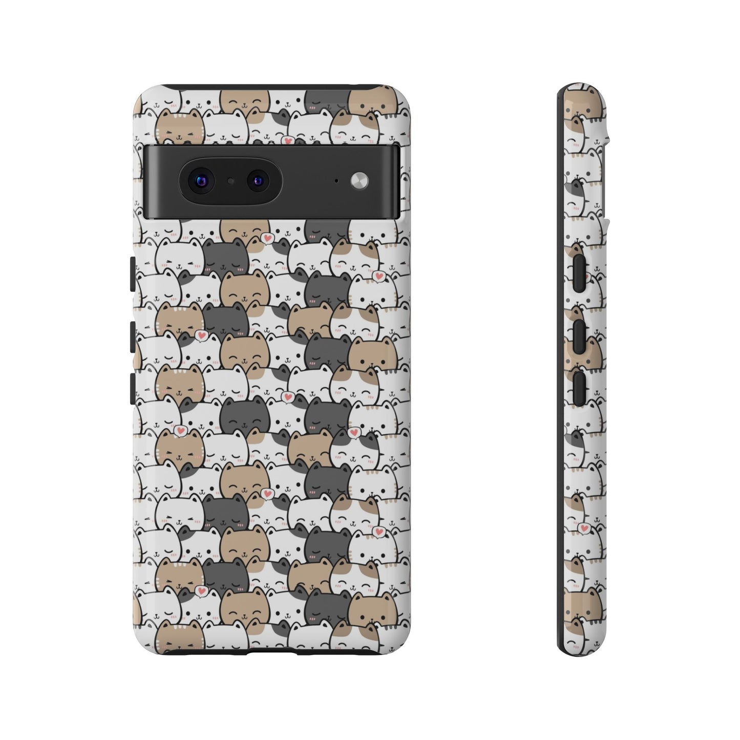 Tough Phone Case, Glossy Cute Finish, Durable and Stylish Design, Trendy Smartphone Protection