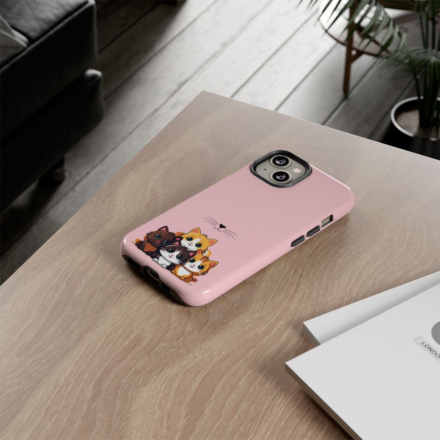 Durable Tough Phone Case, Glossy Stylish Finish, Trendy and Cute Design, Fashionable Everyday Smartphone Cover