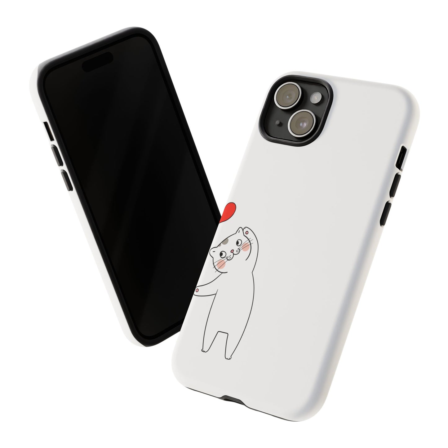 Tough Phone Case, Cute and Stylish Design, Durable Glossy Finish, Trendy Smartphone Protection for Daily Use