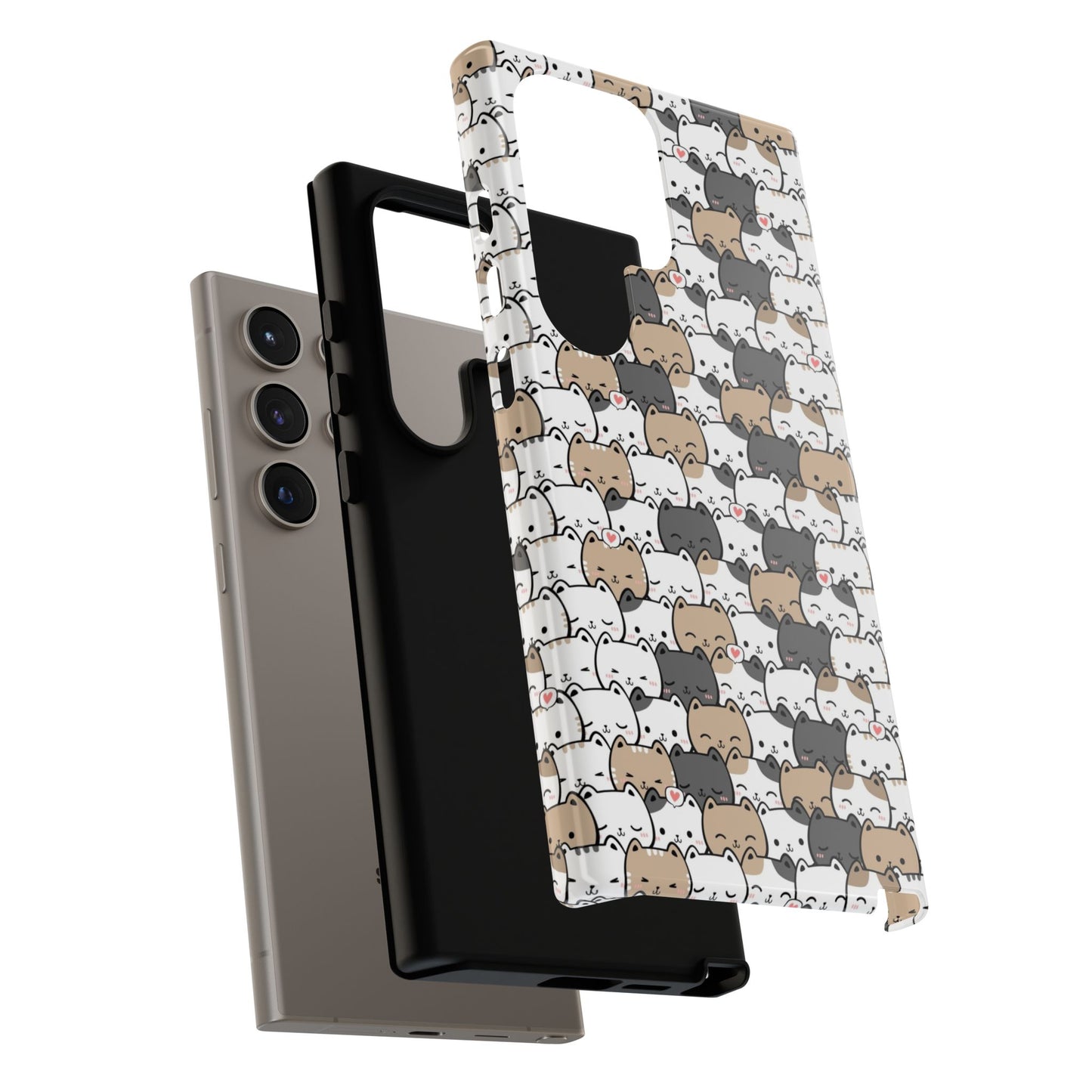 Tough Phone Case, Glossy Cute Finish, Durable and Stylish Design, Trendy Smartphone Protection