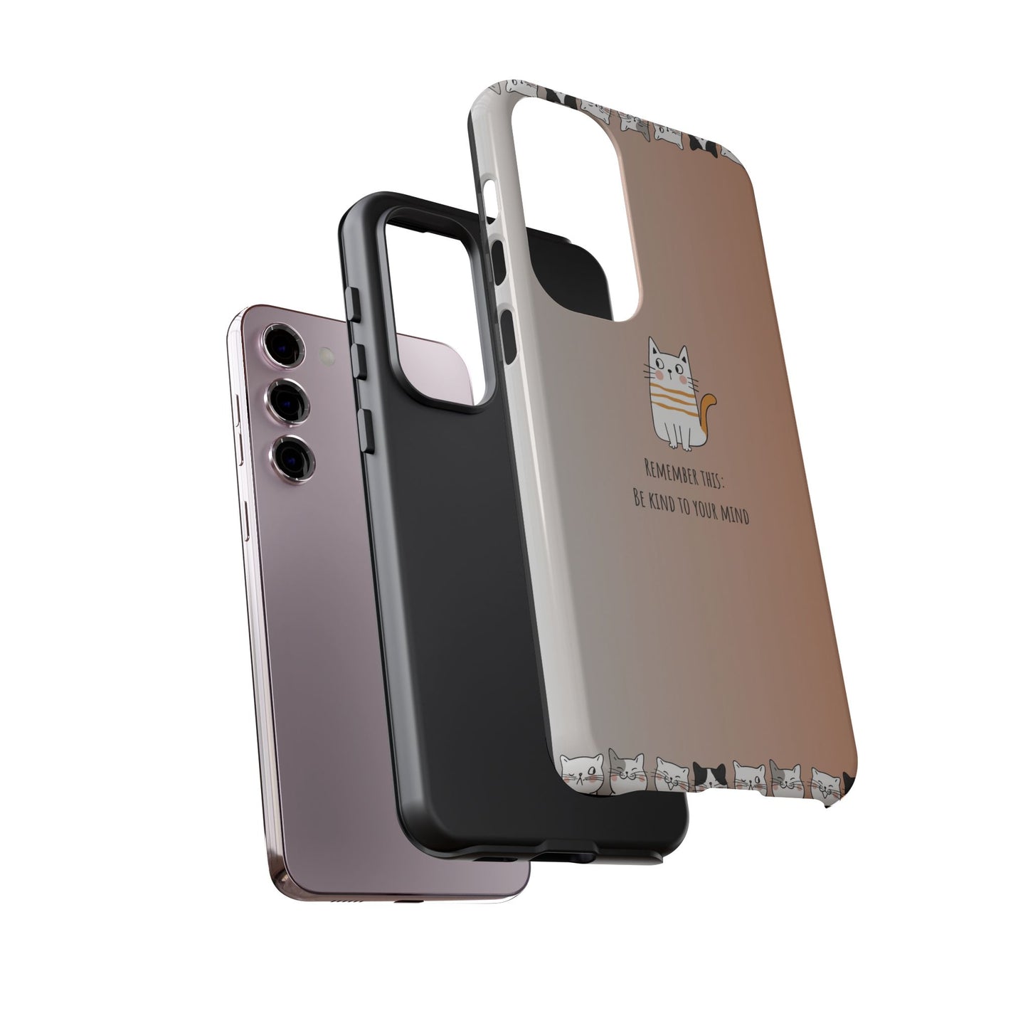 Durable Tough Phone Case, Cute Stylish Design, Glossy Trendy Cover for Smartphone Protection