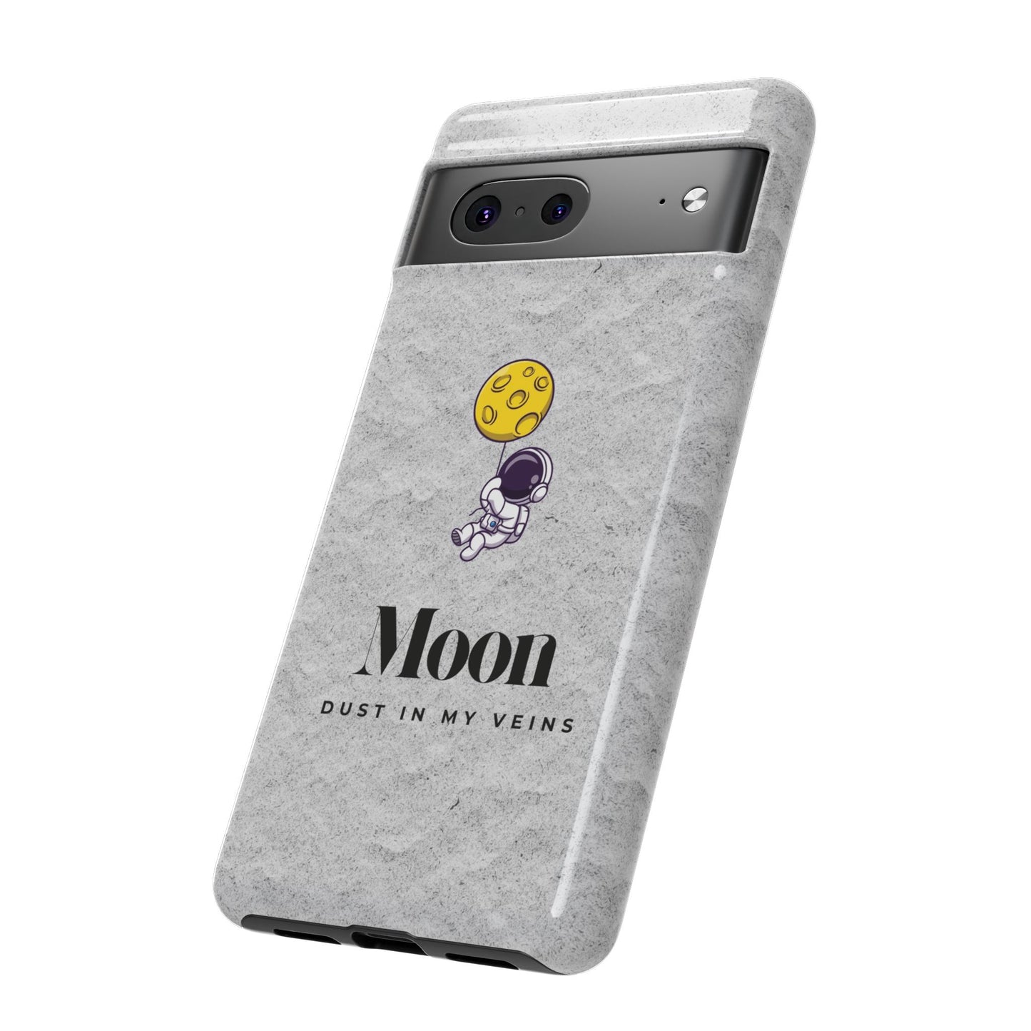 Astronaut Moon Phone Case - "Dust in My Veins" Durable Tough Case