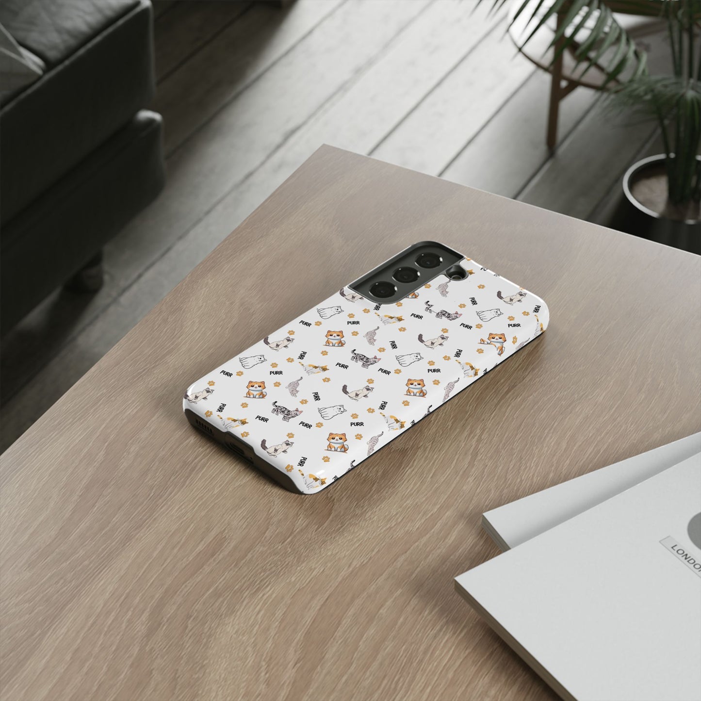 Tough Phone Case, Glossy Finish, Trendy and Cute, Durable Smartphone Protection for Daily Us