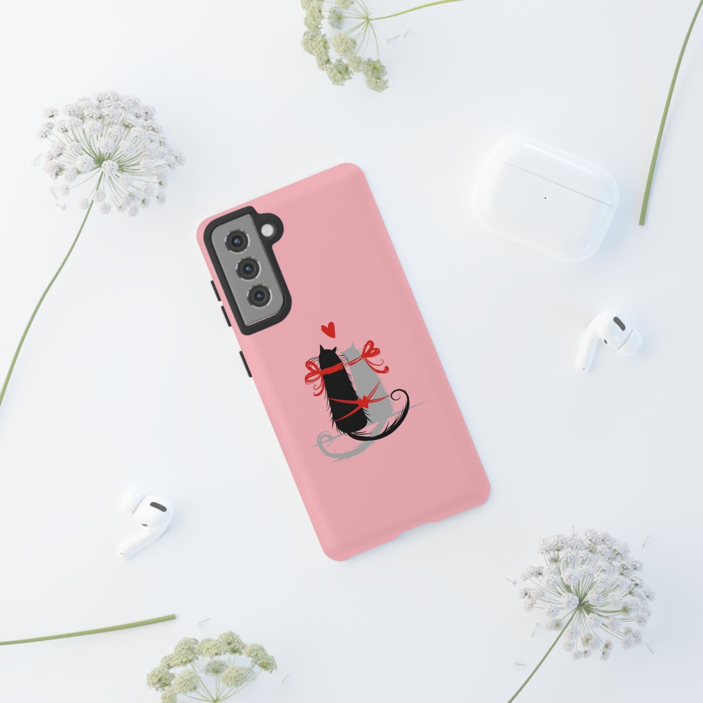 Cute Tough Phone Case, Trendy Glossy Finish, Durable and Fashionable, Stylish Everyday Cover, Smartphone Protection