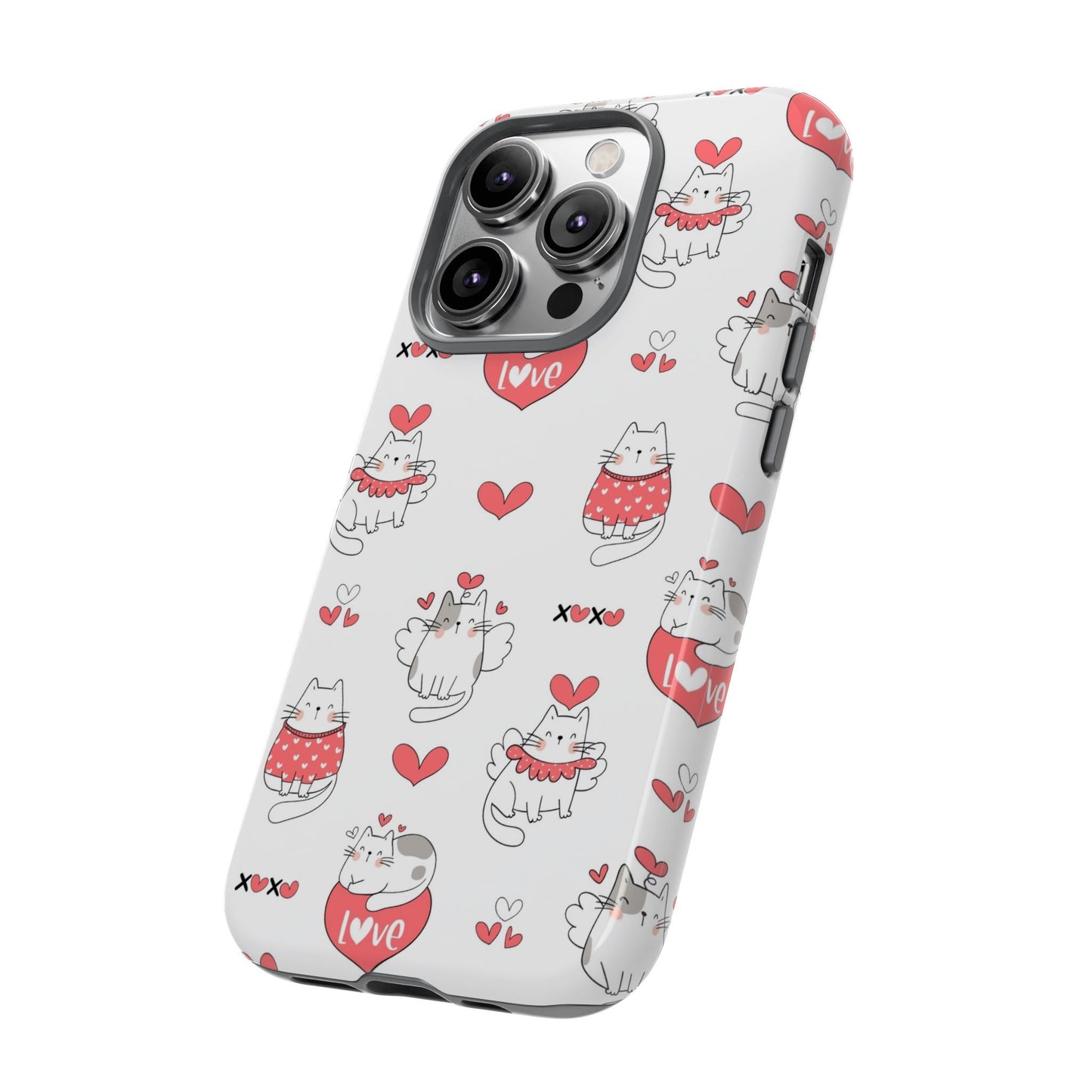 Durable Tough Phone Case, Trendy Glossy Cover, Stylish Cute Design, Perfect for Smartphone Protection