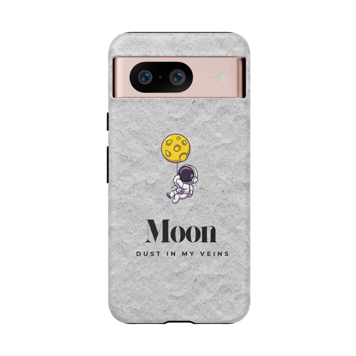 Astronaut Moon Phone Case - "Dust in My Veins" Durable Tough Case