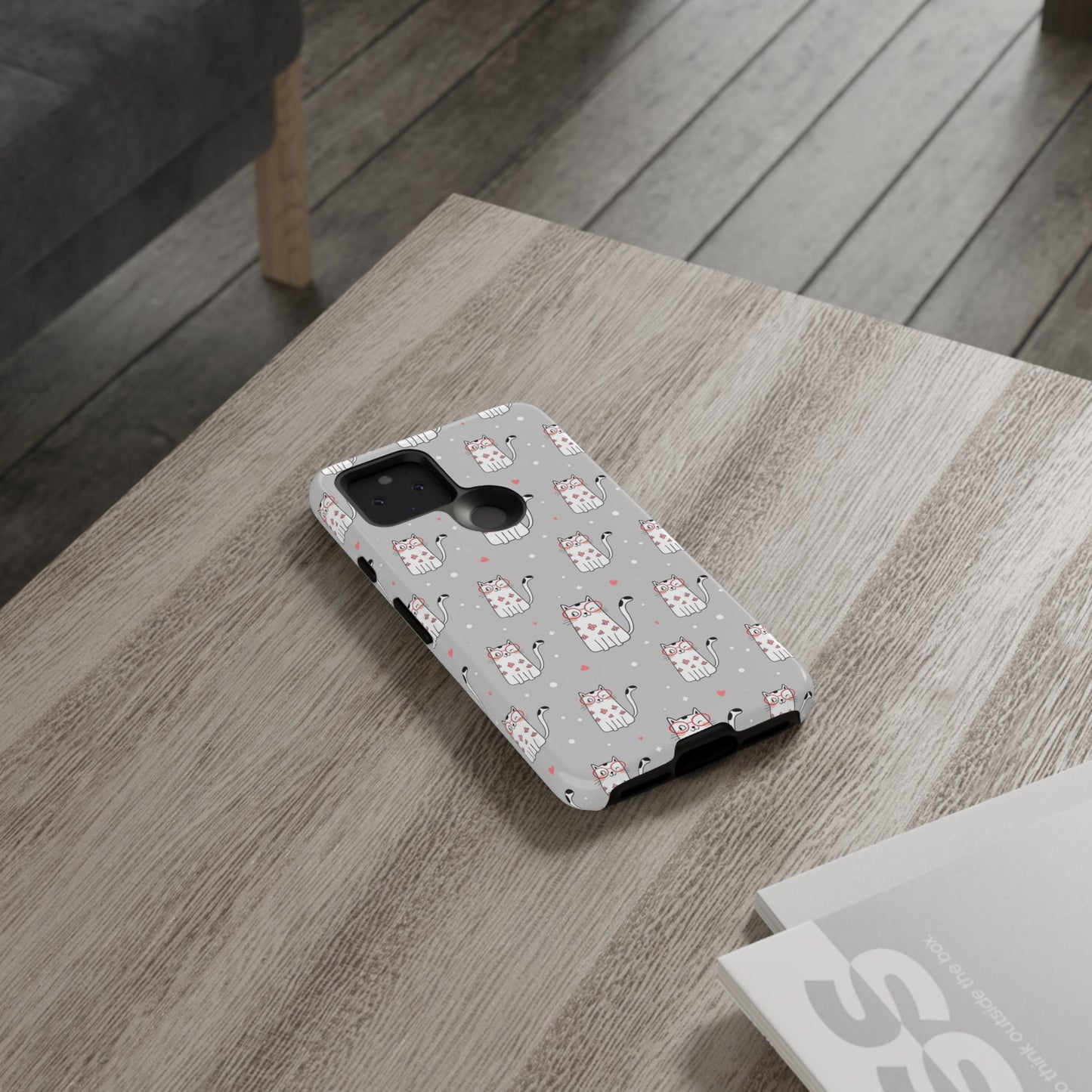 Durable Tough Phone Case, Stylish Glossy Cover, Trendy Cute Design, Perfect for Smartphone Use