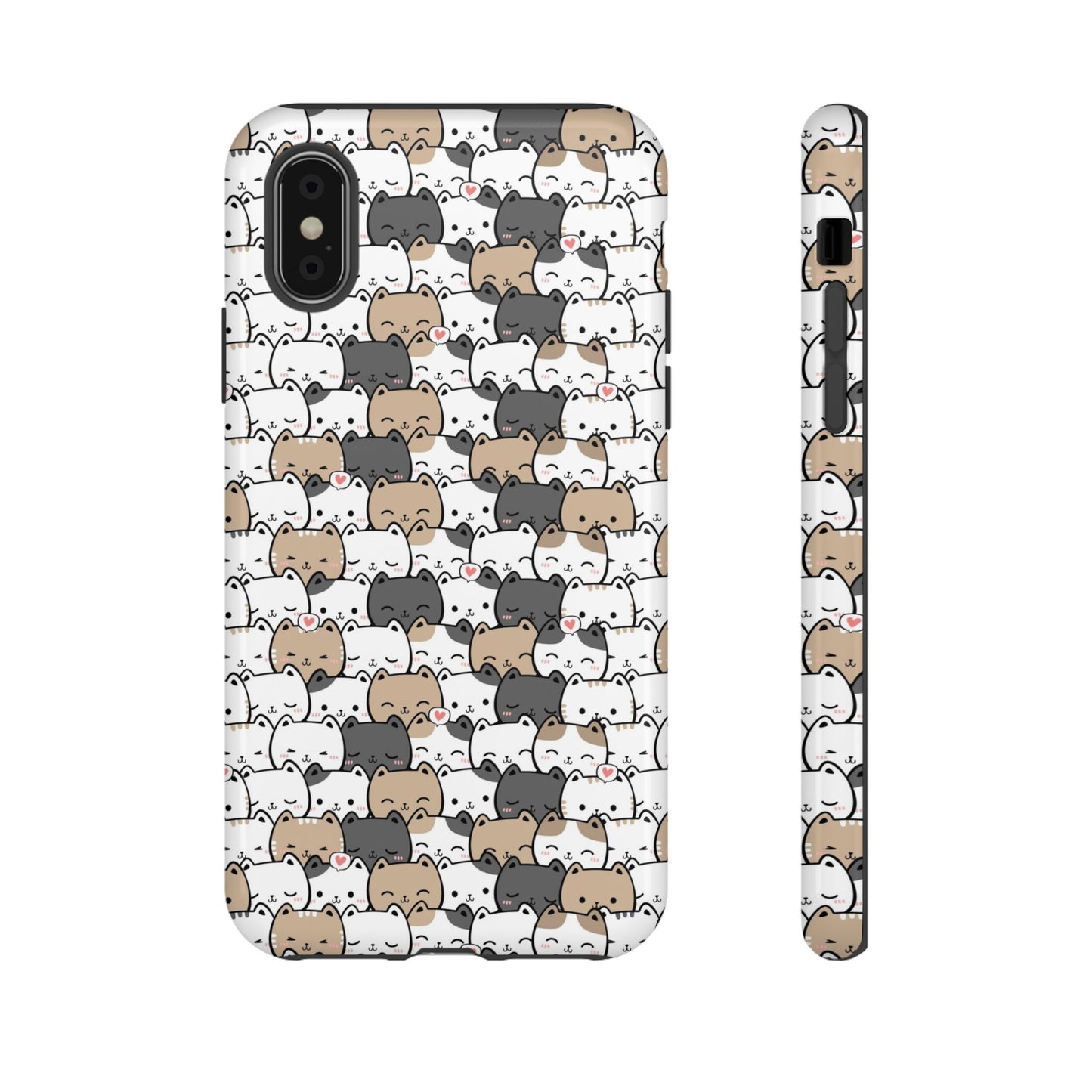 Tough Phone Case, Glossy Cute Finish, Durable and Stylish Design, Trendy Smartphone Protection