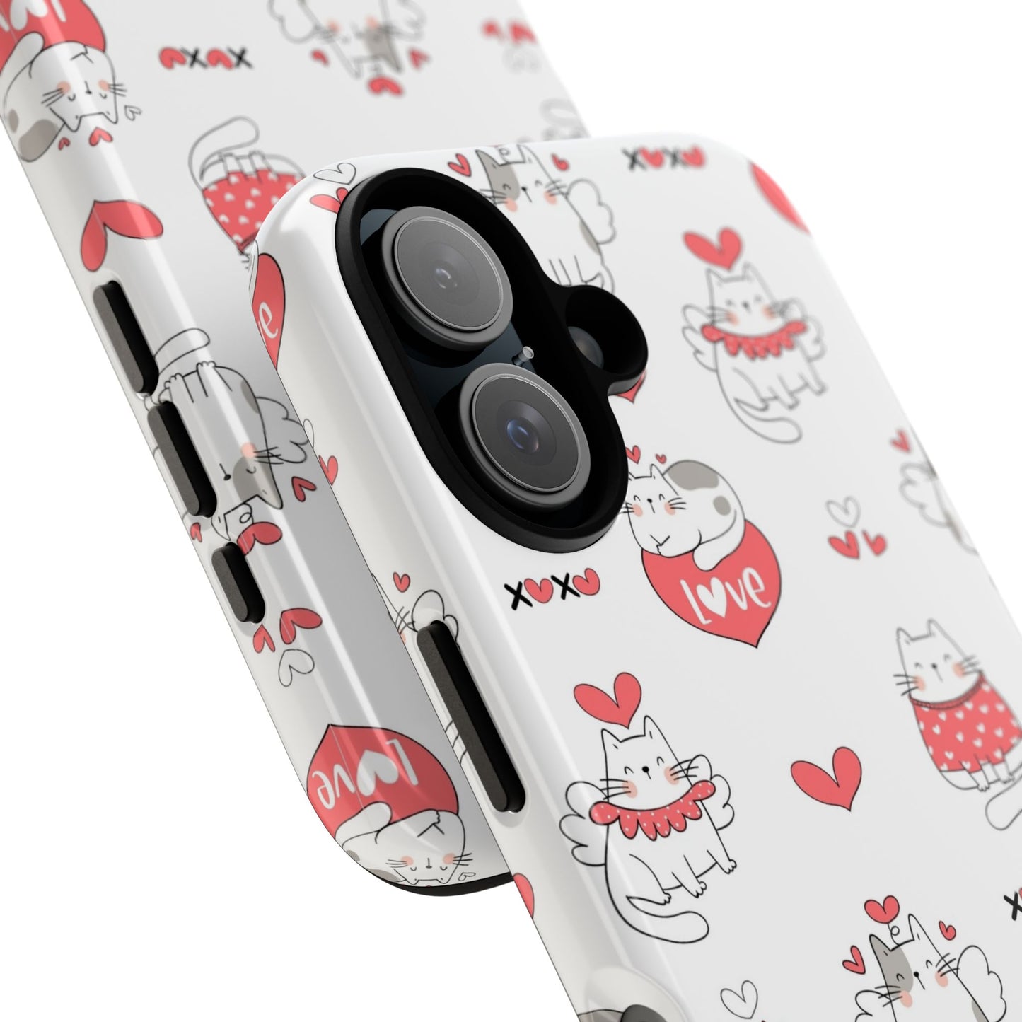 Durable Tough Phone Case, Trendy Glossy Cover, Stylish Cute Design, Perfect for Smartphone Protection
