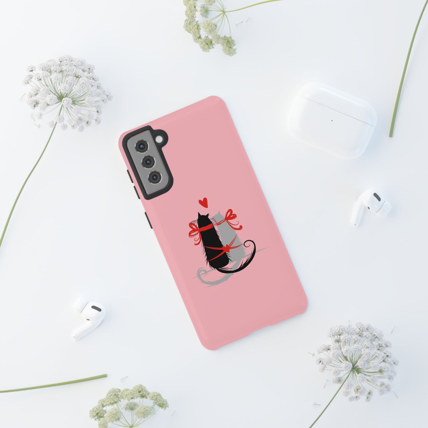 Cute Tough Phone Case, Trendy Glossy Finish, Durable and Fashionable, Stylish Everyday Cover, Smartphone Protection
