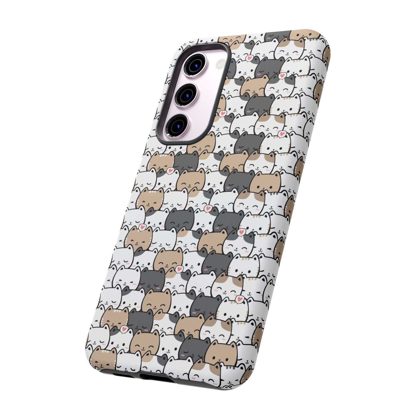 Tough Phone Case, Glossy Cute Finish, Durable and Stylish Design, Trendy Smartphone Protection