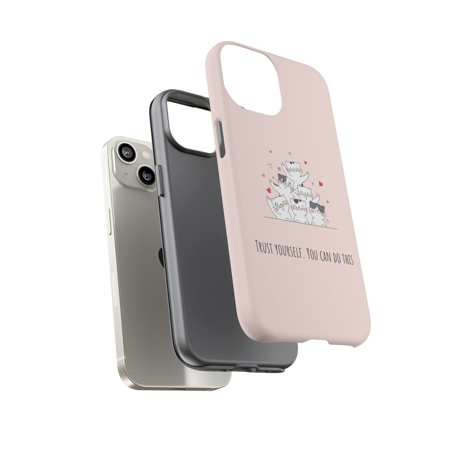 Tough Phone Case, Stylish Glossy Finish, Durable Design, Cute and Trendy Cover for Smartphones
