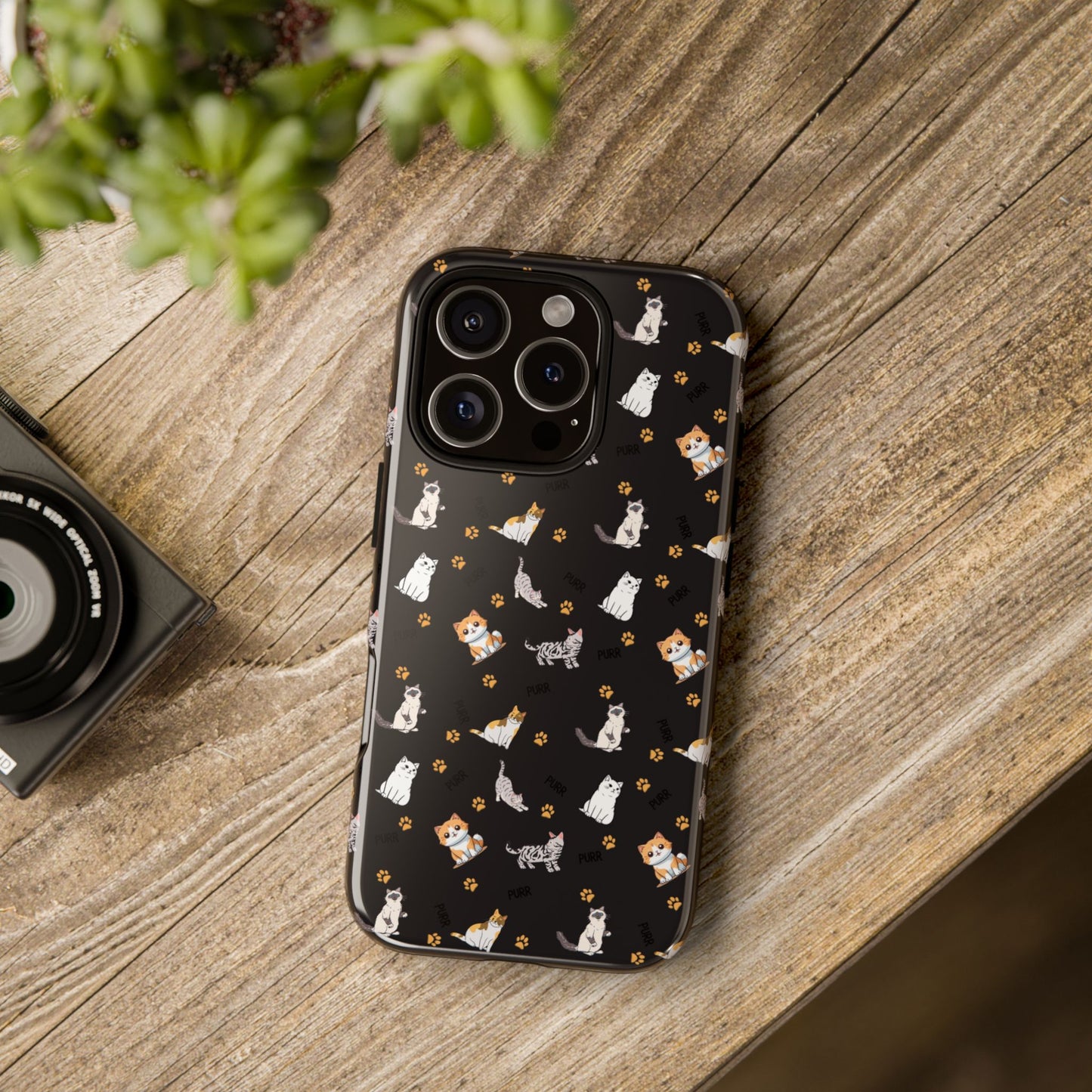 Durable Tough Phone Case, Stylish Glossy Finish, Trendy Cute Design, Everyday Protection for Smartphones