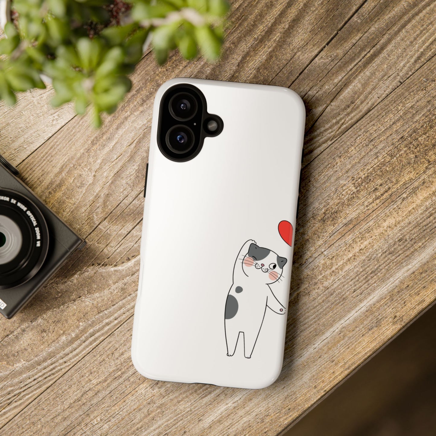 Tough Phone Case, Durable and Trendy Glossy Finish, Cute Stylish Design, Everyday Smartphone Protection