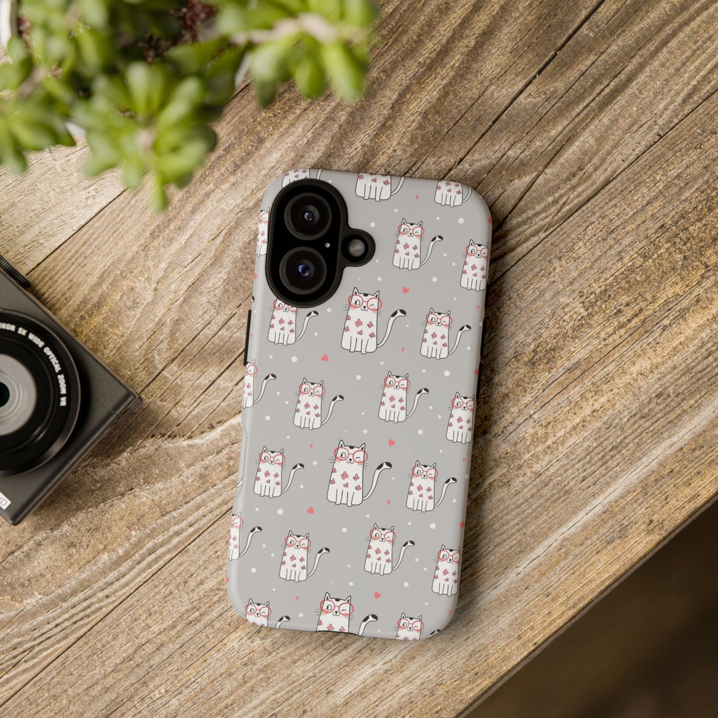 Durable Tough Phone Case, Stylish Glossy Cover, Trendy Cute Design, Perfect for Smartphone Use