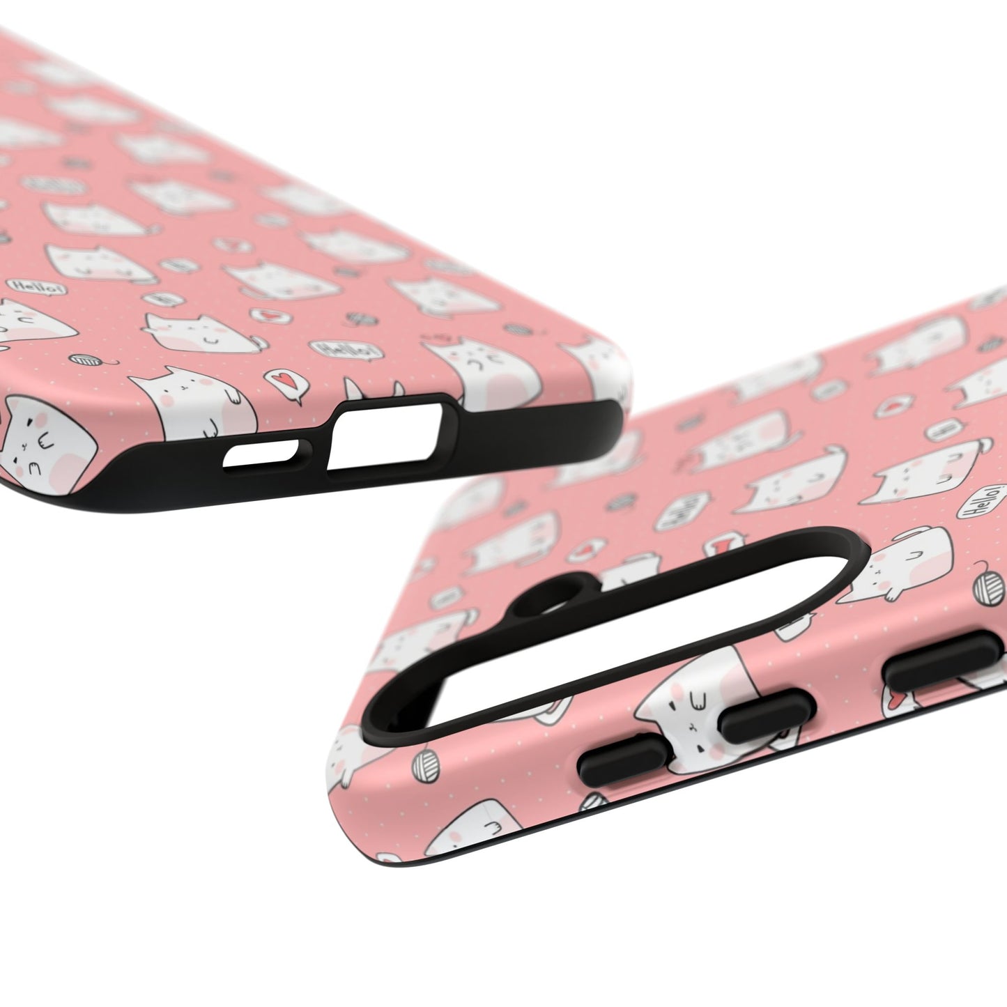 Tough Phone Case, Durable Glossy Cover, Trendy Stylish Design, Cute Protection for Smartphones