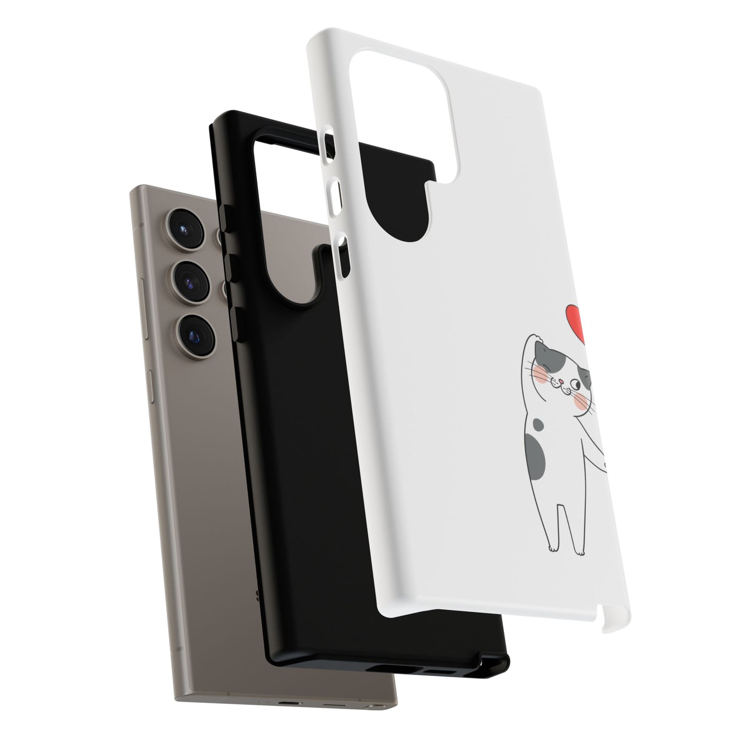 Tough Phone Case, Durable and Trendy Glossy Finish, Cute Stylish Design, Everyday Smartphone Protection