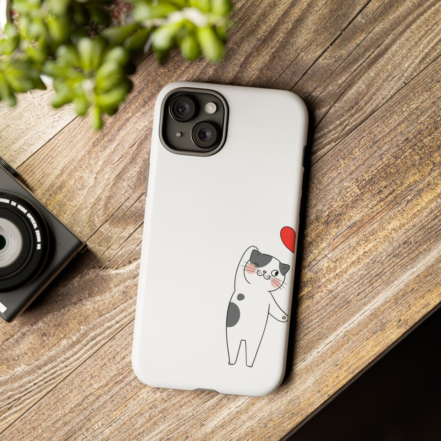 Tough Phone Case, Durable and Trendy Glossy Finish, Cute Stylish Design, Everyday Smartphone Protection
