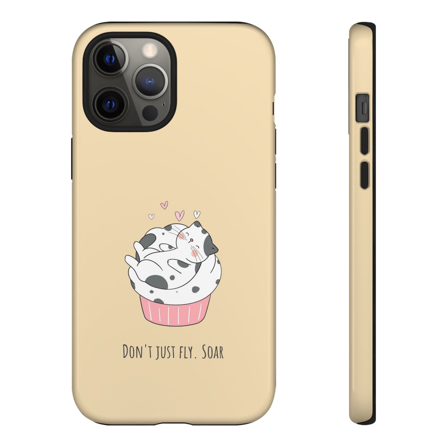 Tough Phone Case, Glossy Cute Design, Durable and Stylish, Trendy Smartphone Cover for Daily Use