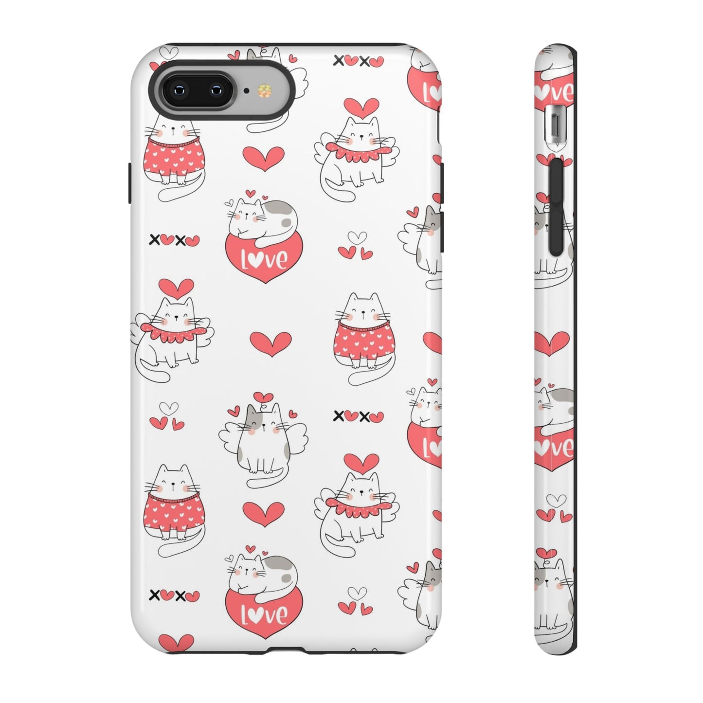 Durable Tough Phone Case, Trendy Glossy Cover, Stylish Cute Design, Perfect for Smartphone Protection