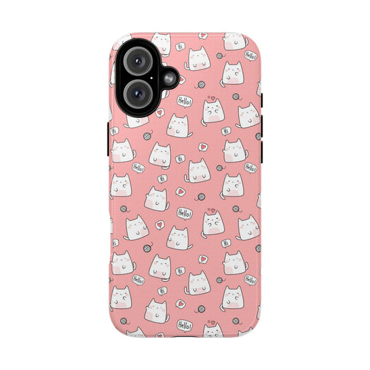 Tough Phone Case, Durable Glossy Cover, Trendy Stylish Design, Cute Protection for Smartphones