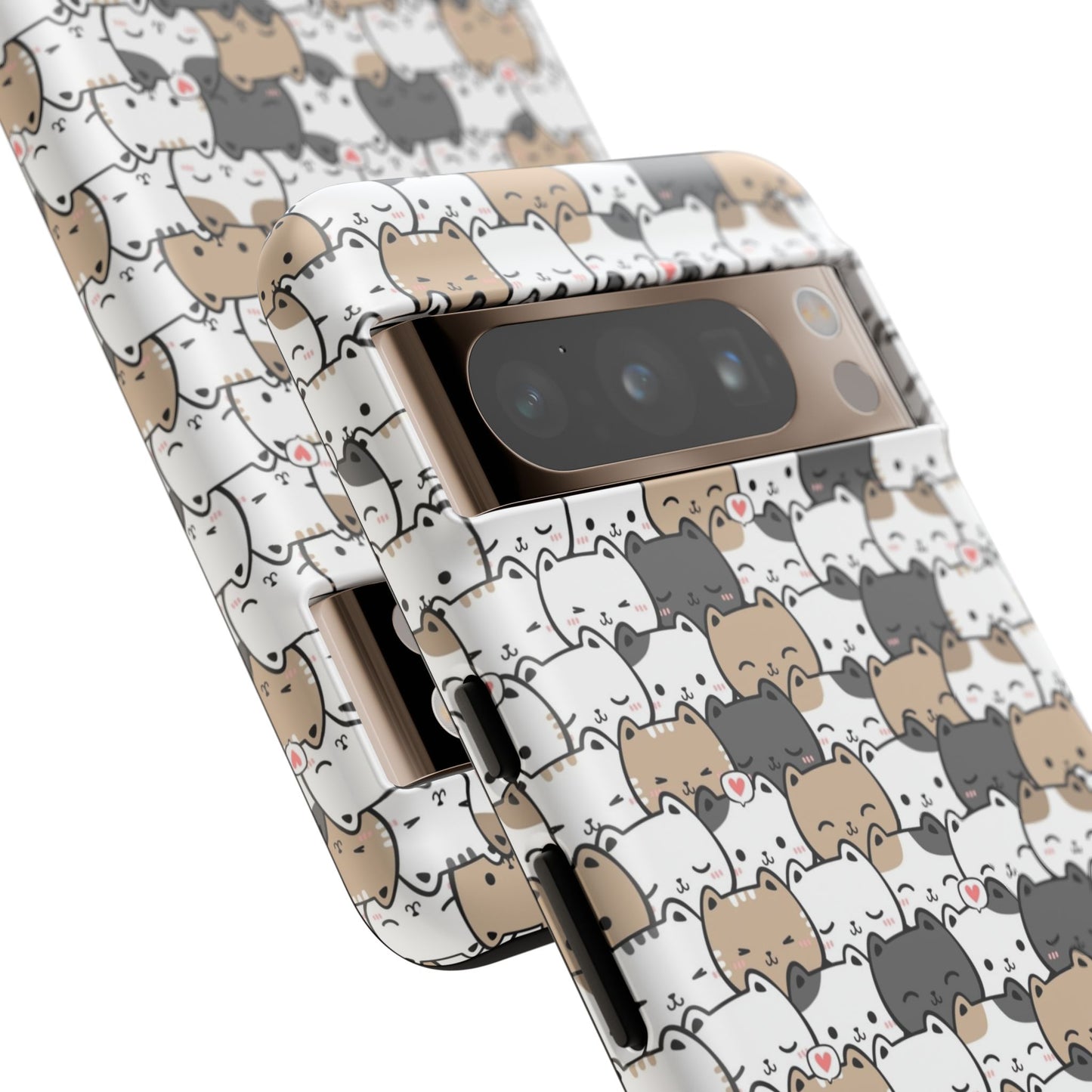 Tough Phone Case, Glossy Cute Finish, Durable and Stylish Design, Trendy Smartphone Protection