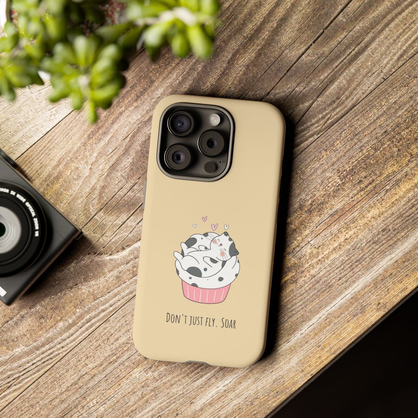 Tough Phone Case, Glossy Cute Design, Durable and Stylish, Trendy Smartphone Cover for Daily Use