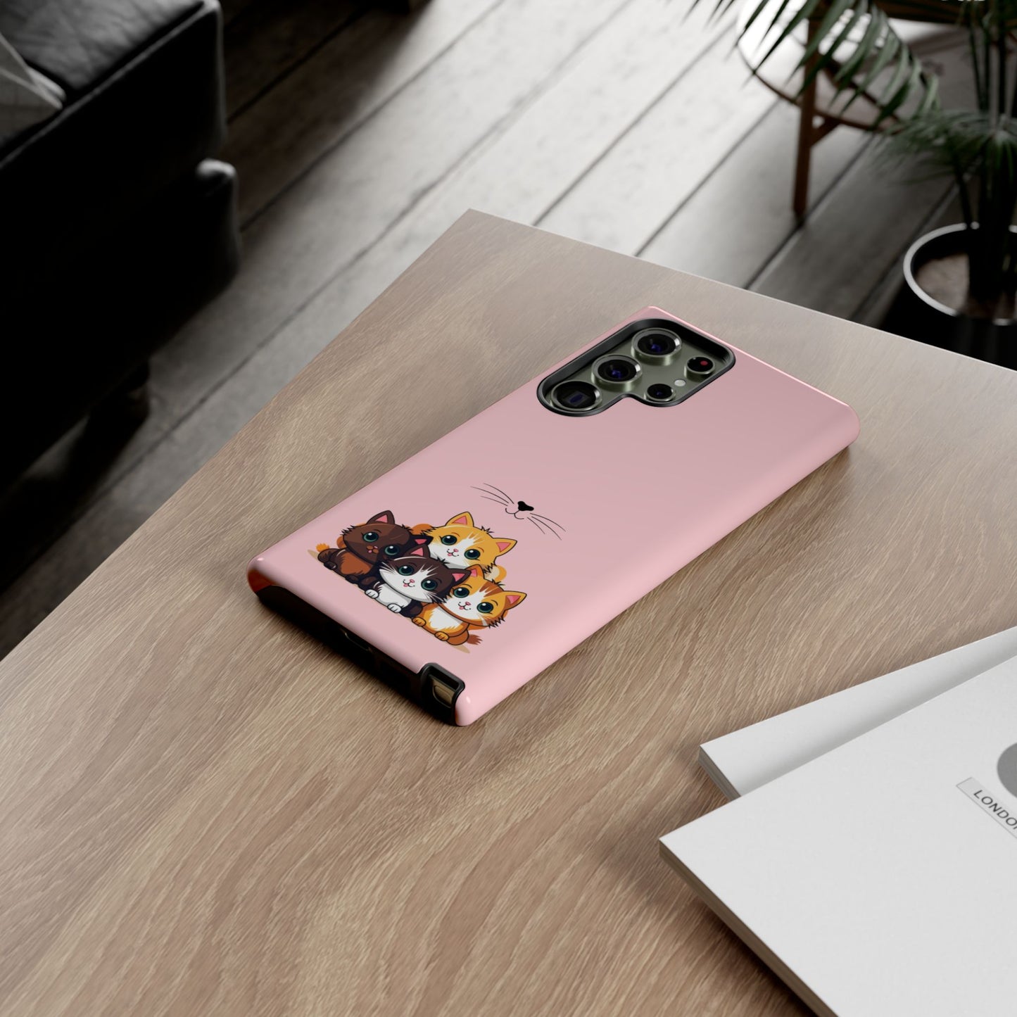 Durable Tough Phone Case, Glossy Stylish Finish, Trendy and Cute Design, Fashionable Everyday Smartphone Cover