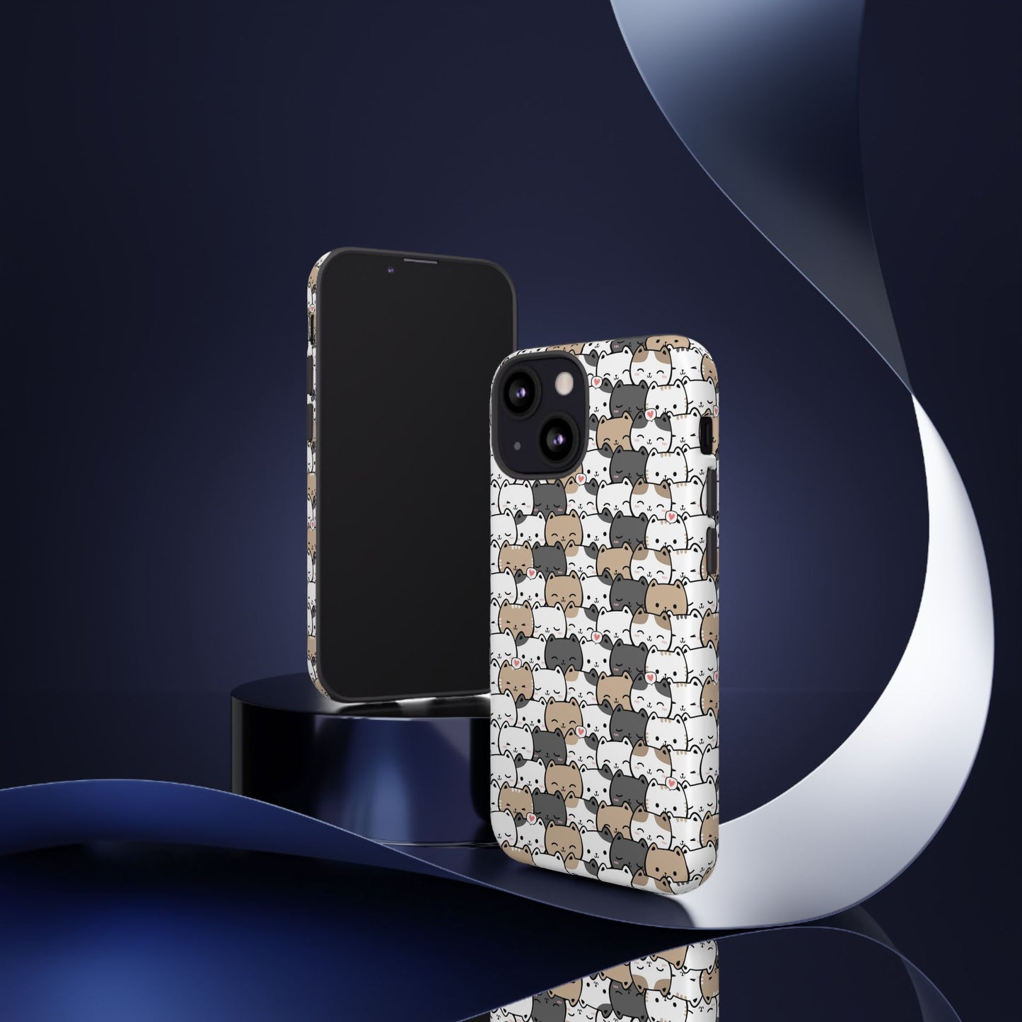 Tough Phone Case, Glossy Cute Finish, Durable and Stylish Design, Trendy Smartphone Protection