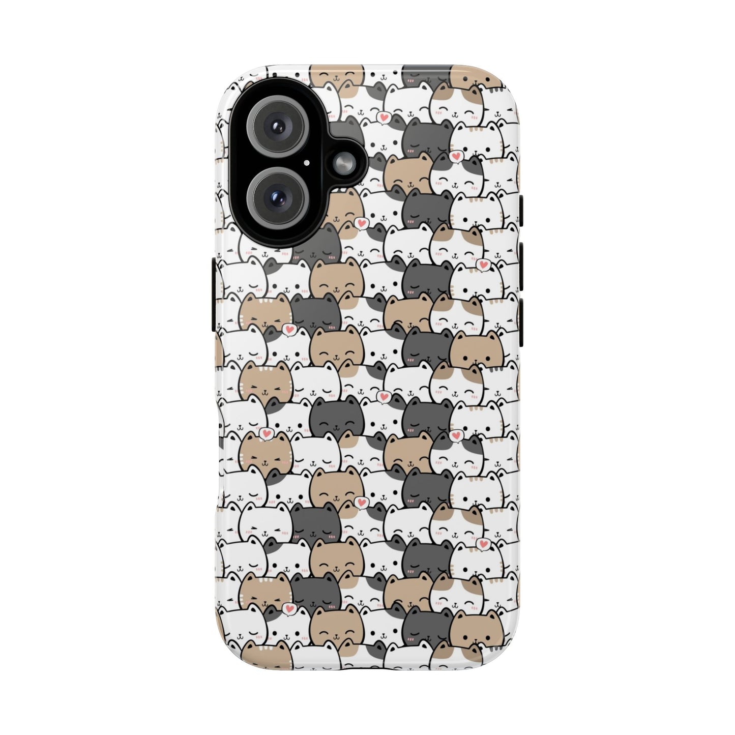 Tough Phone Case, Glossy Cute Finish, Durable and Stylish Design, Trendy Smartphone Protection