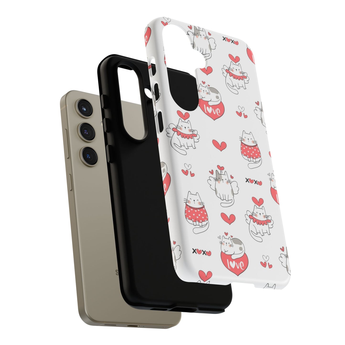 Durable Tough Phone Case, Trendy Glossy Cover, Stylish Cute Design, Perfect for Smartphone Protection