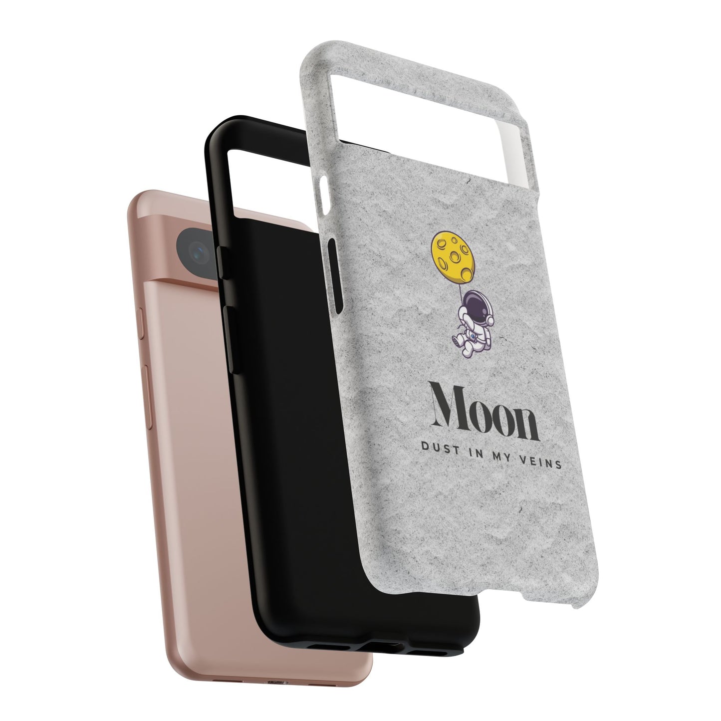 Astronaut Moon Phone Case - "Dust in My Veins" Durable Tough Case