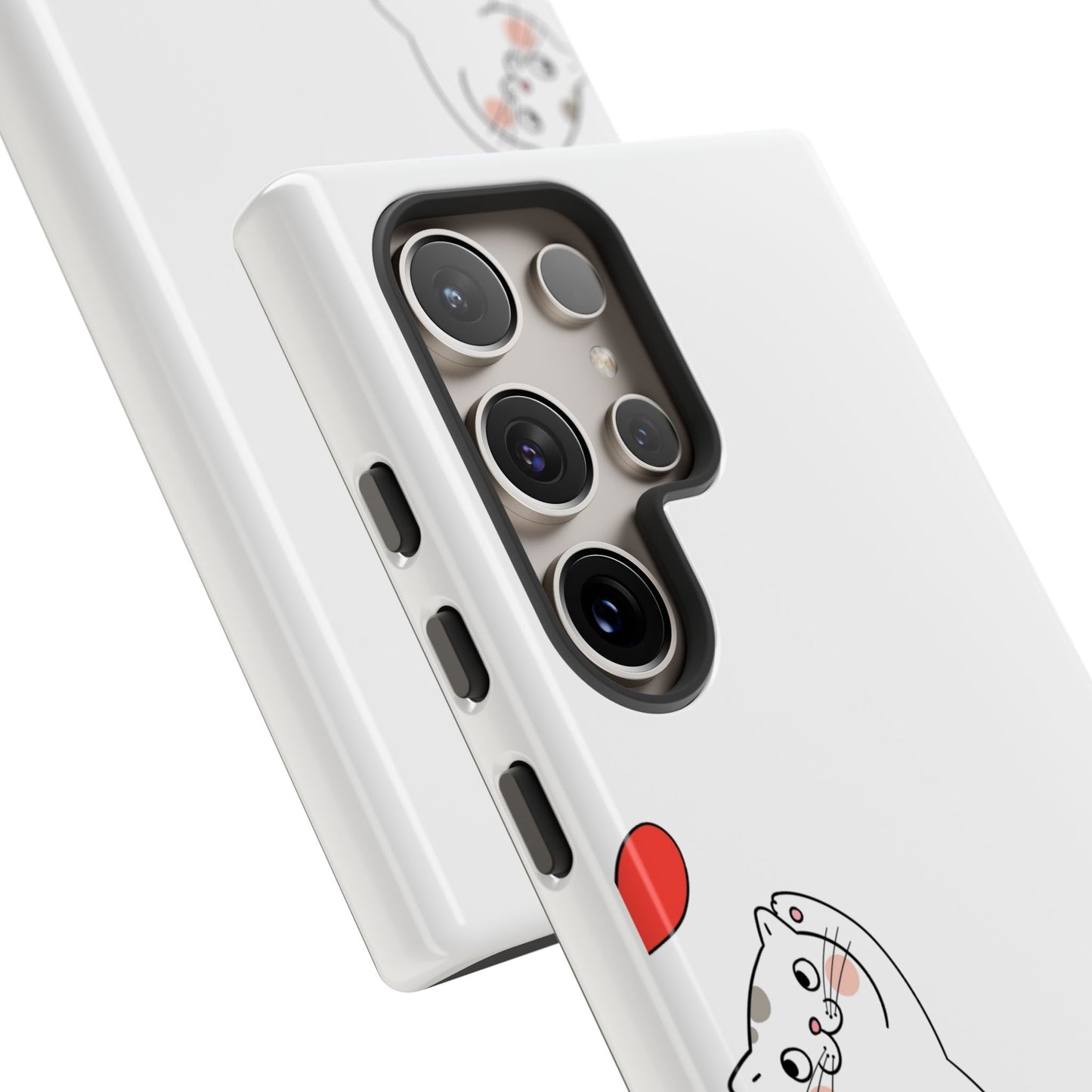 Tough Phone Case, Cute and Stylish Design, Durable Glossy Finish, Trendy Smartphone Protection for Daily Use
