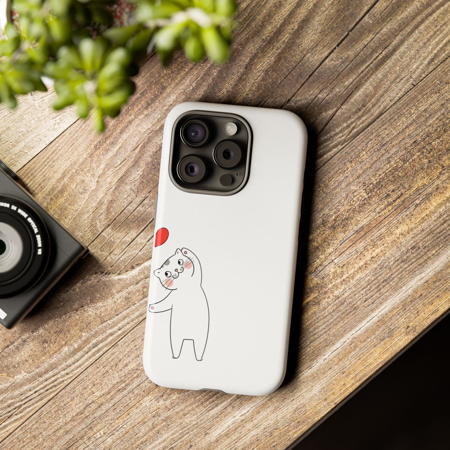 Tough Phone Case, Cute and Stylish Design, Durable Glossy Finish, Trendy Smartphone Protection for Daily Use