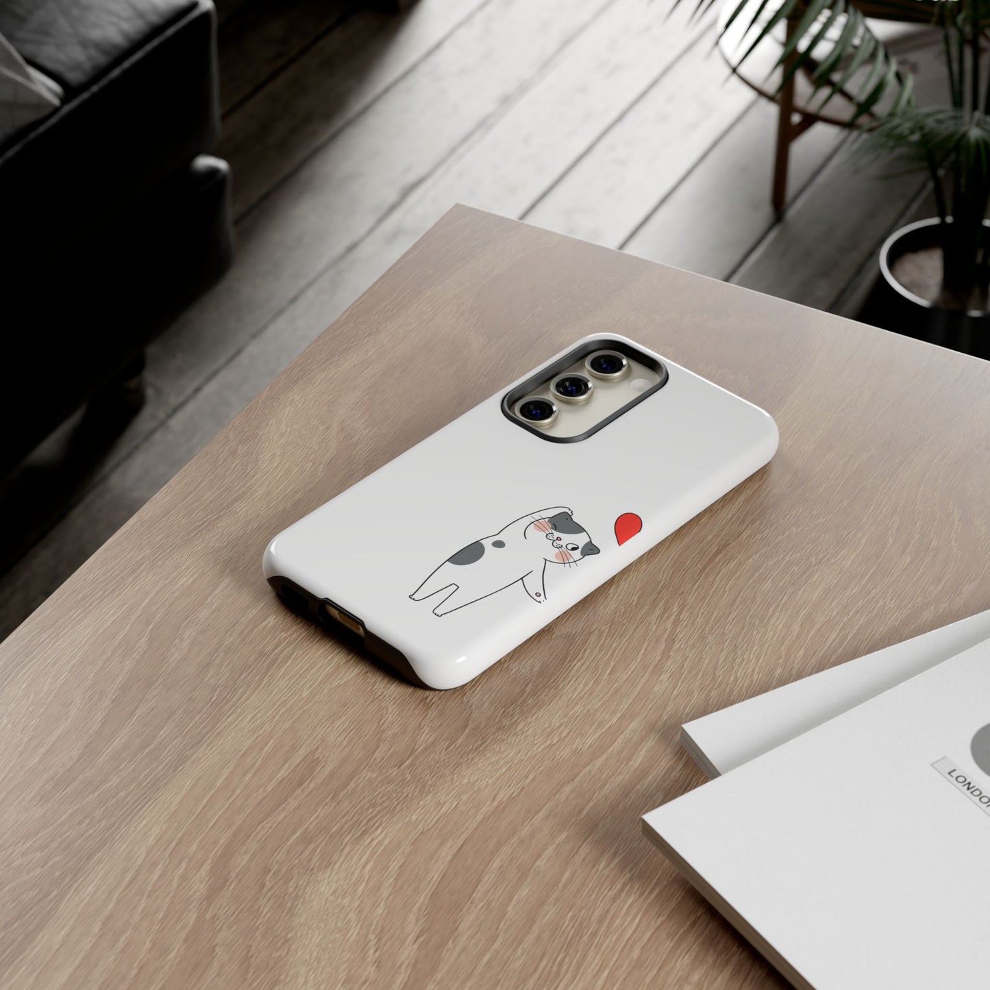Tough Phone Case, Durable and Trendy Glossy Finish, Cute Stylish Design, Everyday Smartphone Protection