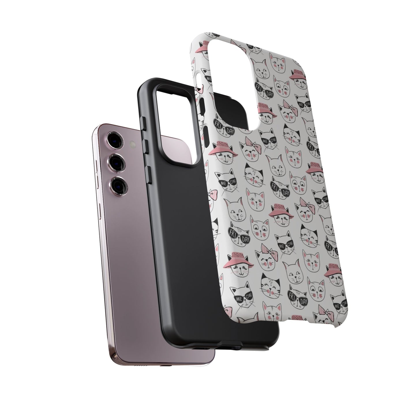 Durable Tough Phone Case, Stylish Glossy Finish, Trendy and Cute Smartphone Cover for Protection