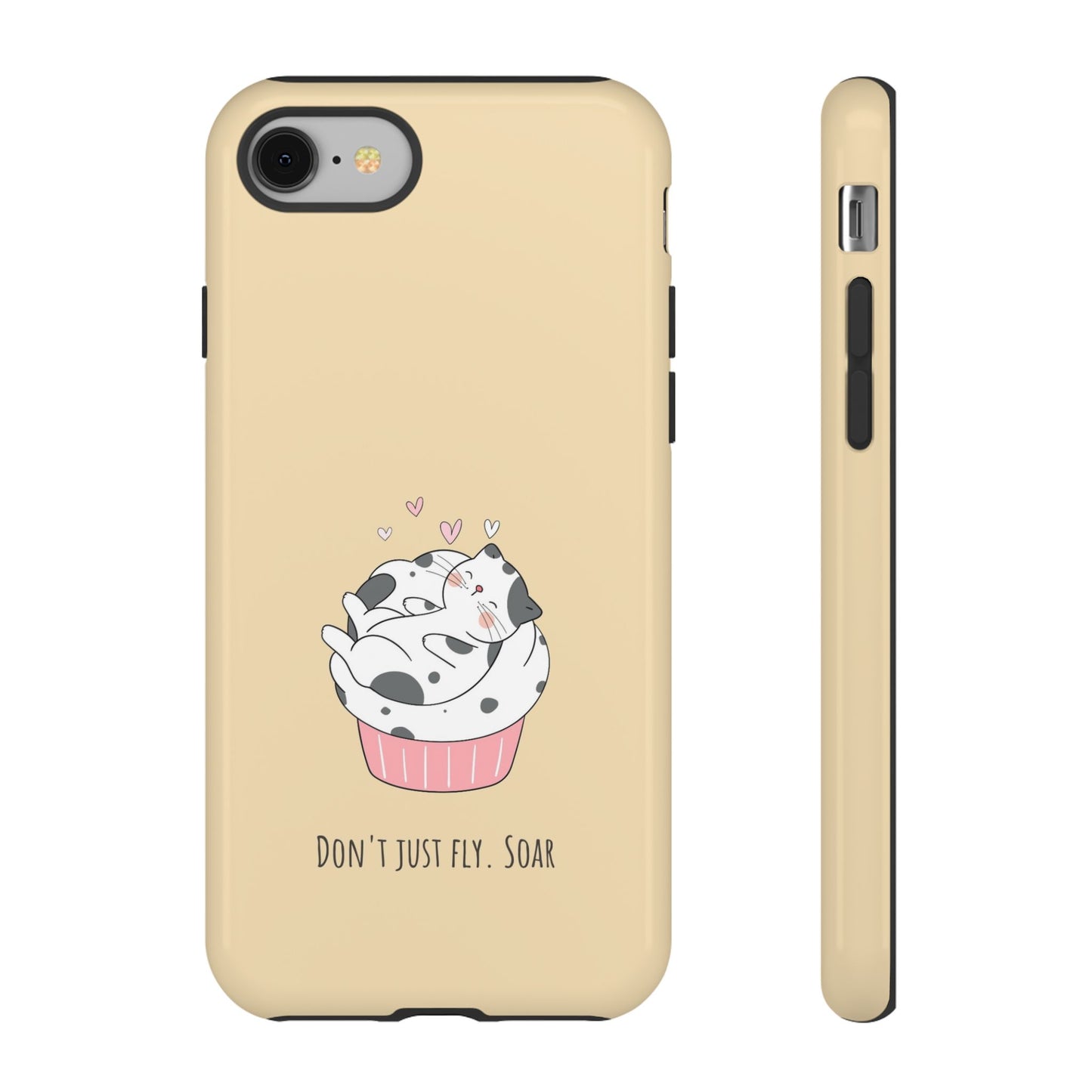 Tough Phone Case, Glossy Cute Design, Durable and Stylish, Trendy Smartphone Cover for Daily Use
