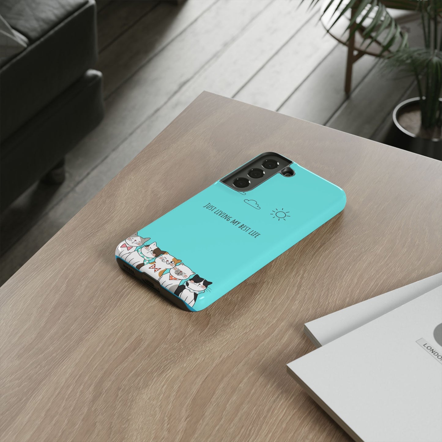 Durable Tough Phone Case, Stylish Trendy Glossy Finish, Cute Design for Smartphone Protection
