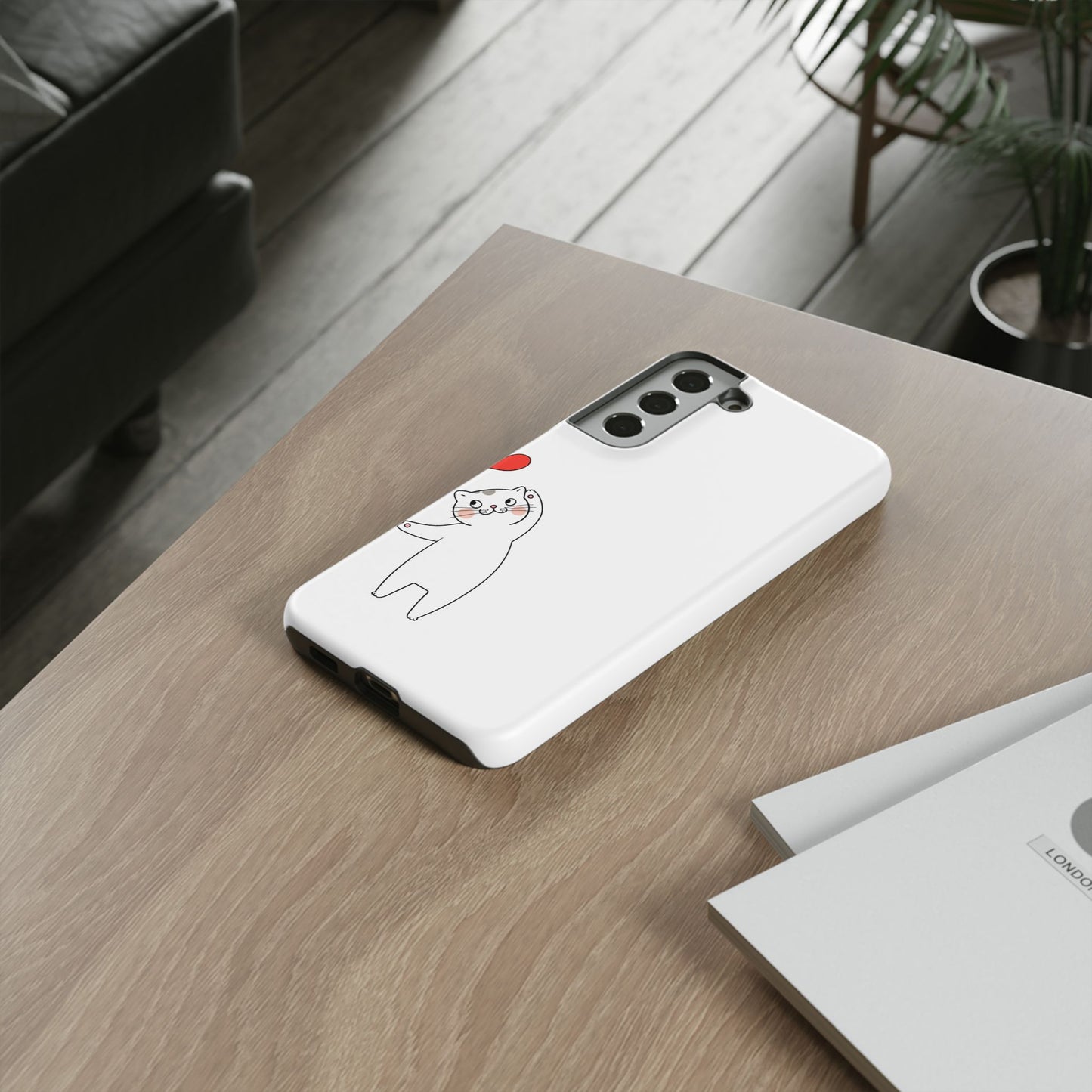 Tough Phone Case, Cute and Stylish Design, Durable Glossy Finish, Trendy Smartphone Protection for Daily Use