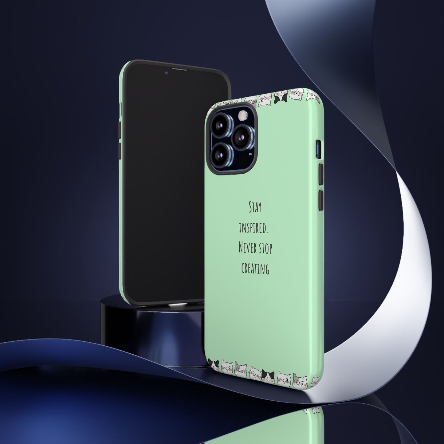 Tough Phone Case, Trendy Durable Glossy Finish, Stylish and Cute Smartphone Cover for Daily Use