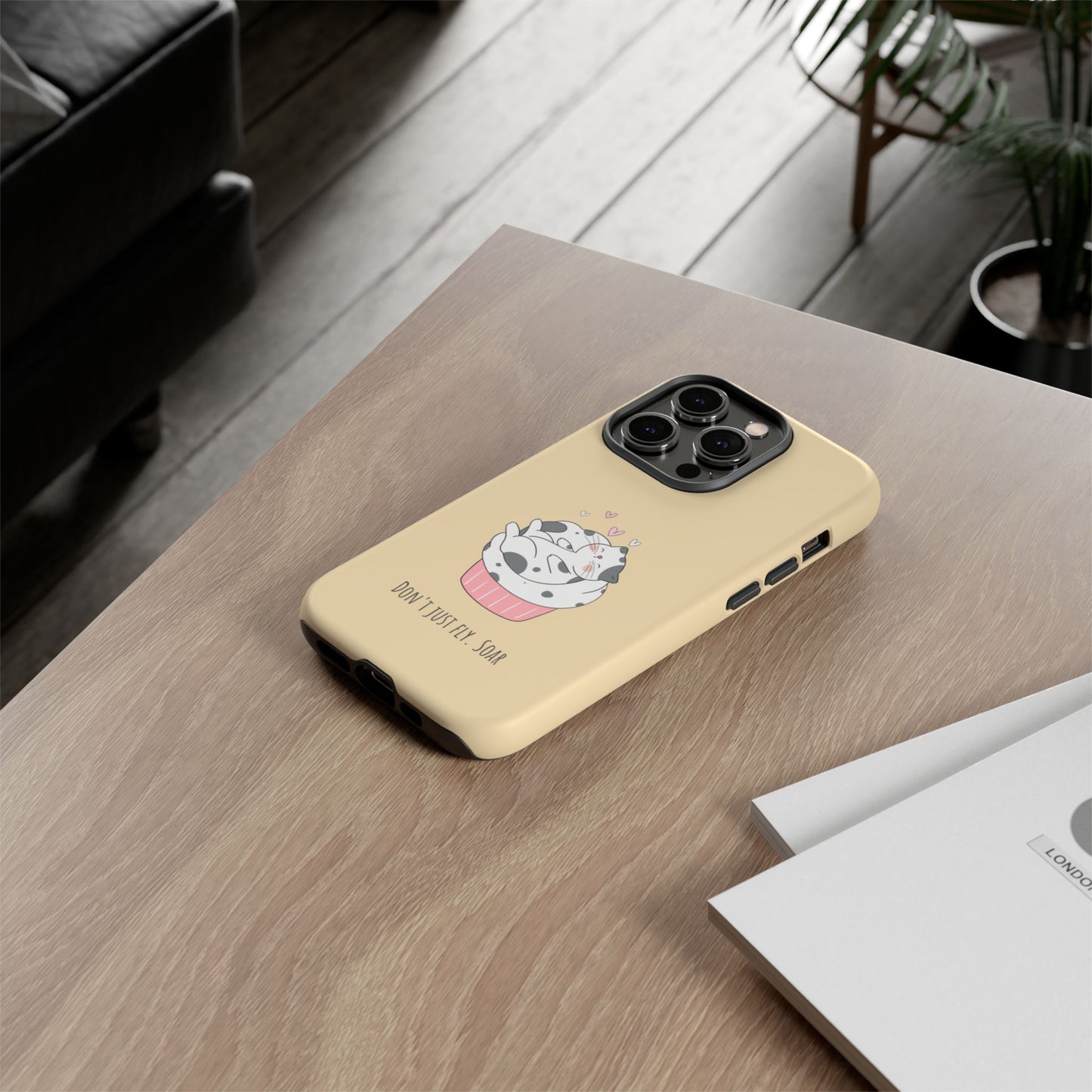 Tough Phone Case, Glossy Cute Design, Durable and Stylish, Trendy Smartphone Cover for Daily Use