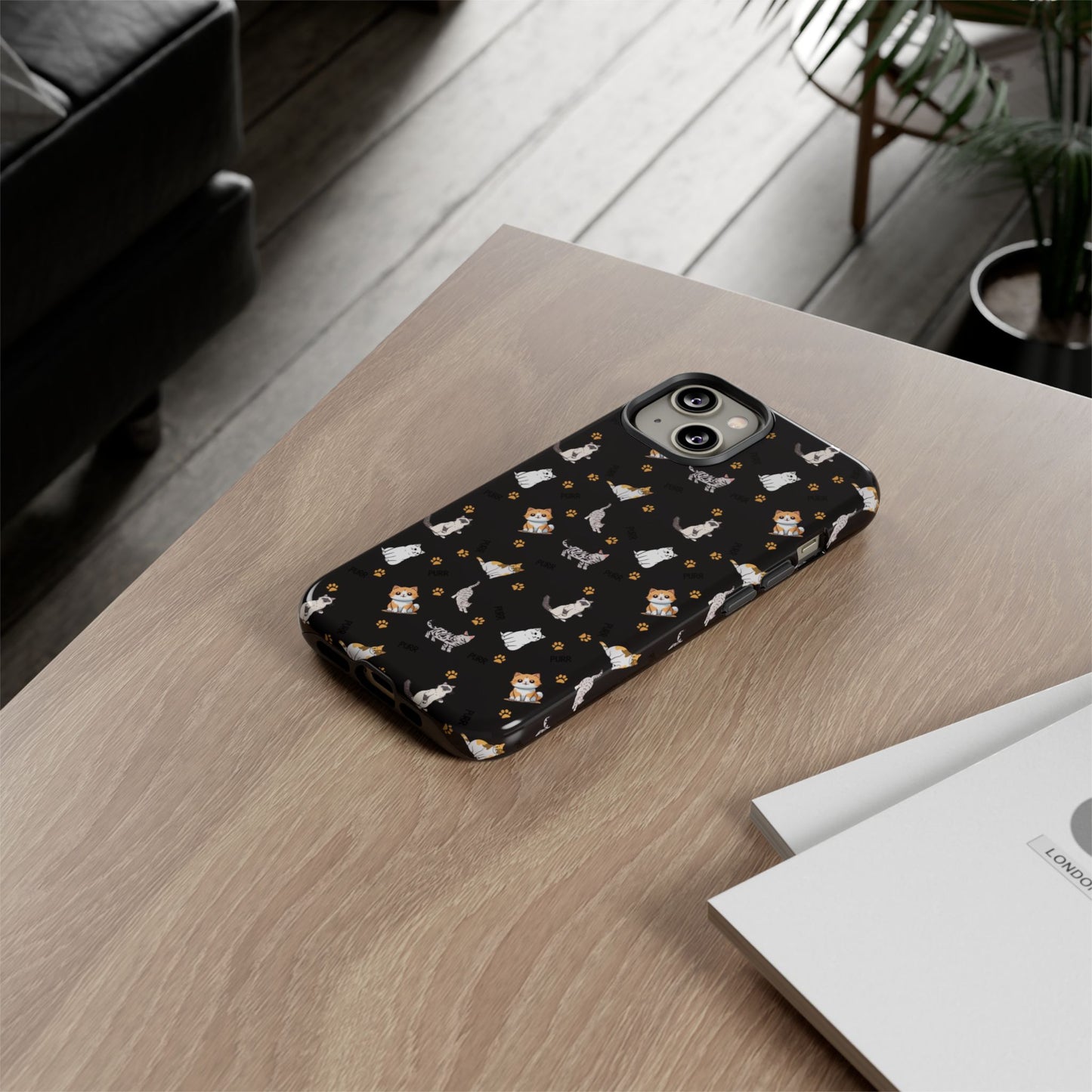 Durable Tough Phone Case, Stylish Glossy Finish, Trendy Cute Design, Everyday Protection for Smartphones