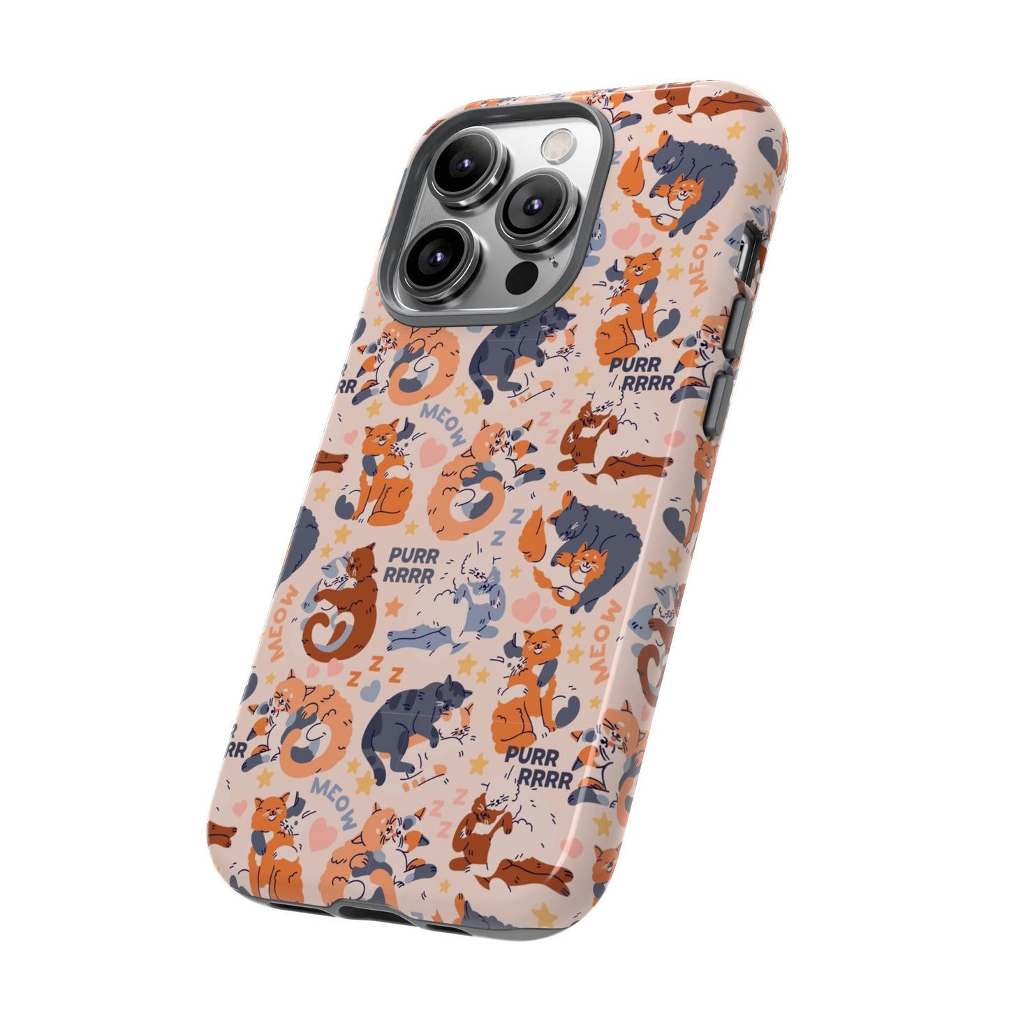 Durable Tough Phone Case, Trendy Cute Glossy Design, Stylish Smartphone Protection for Everyday Use