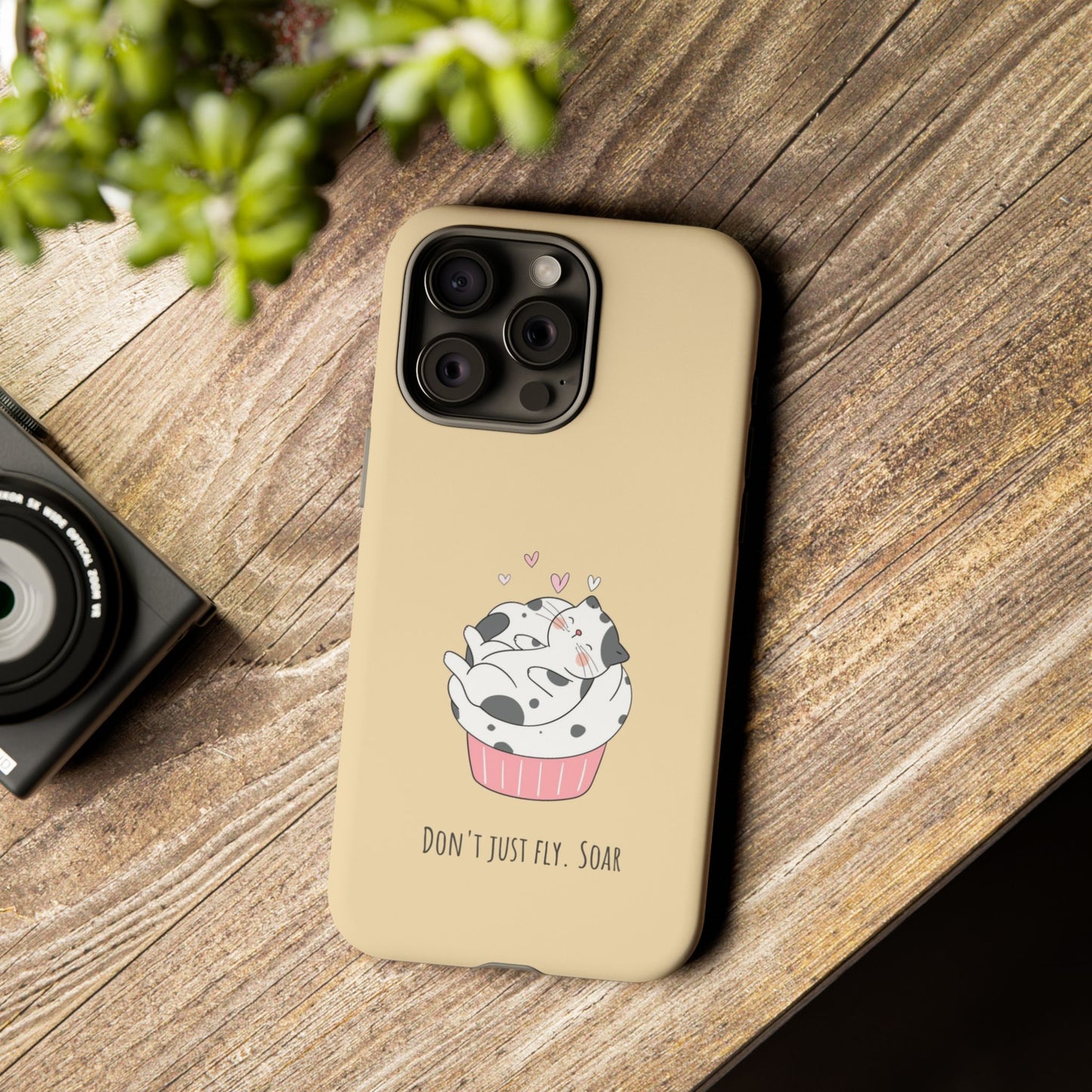 Tough Phone Case, Glossy Cute Design, Durable and Stylish, Trendy Smartphone Cover for Daily Use
