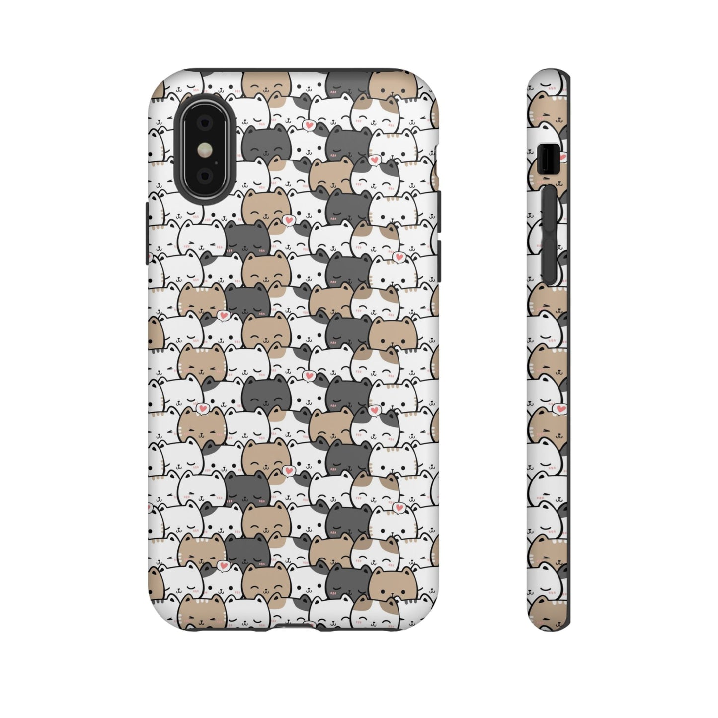 Tough Phone Case, Glossy Cute Finish, Durable and Stylish Design, Trendy Smartphone Protection
