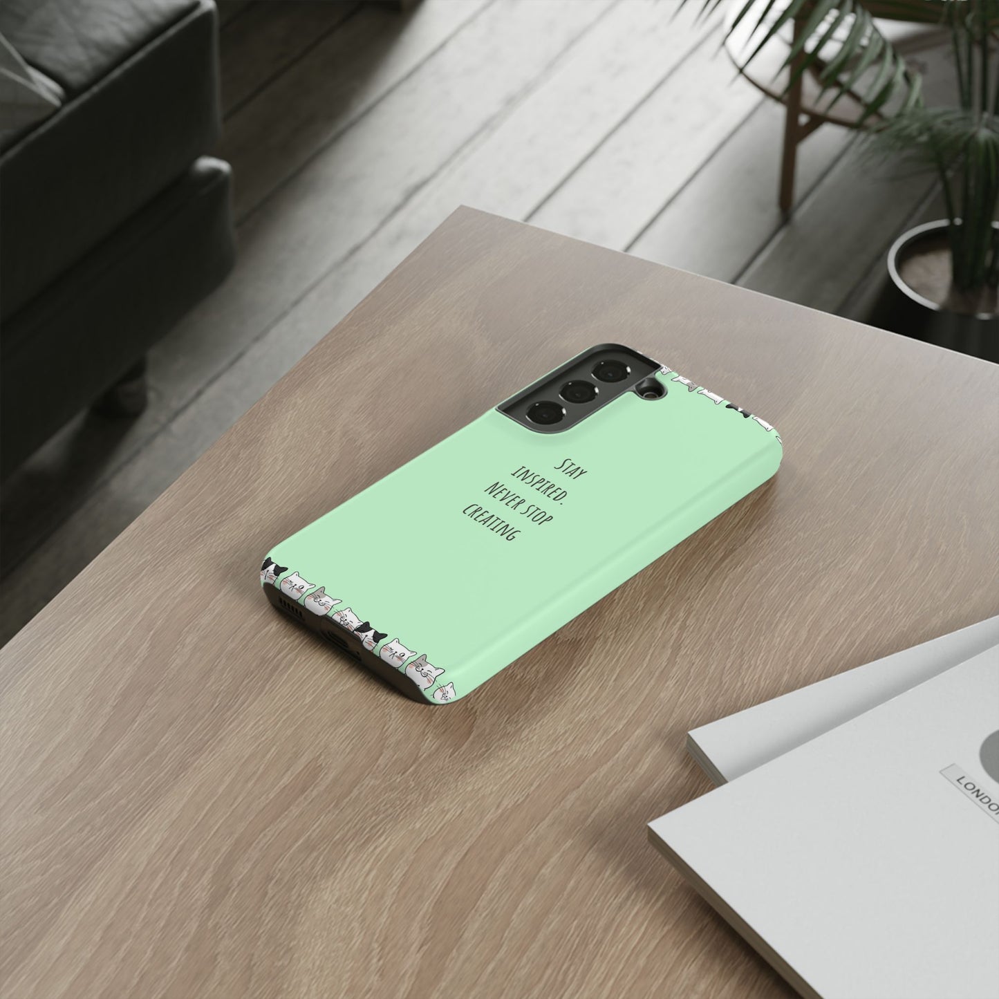 Tough Phone Case, Trendy Durable Glossy Finish, Stylish and Cute Smartphone Cover for Daily Use