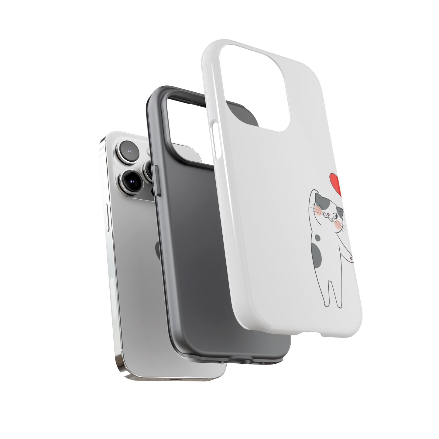 Tough Phone Case, Durable and Trendy Glossy Finish, Cute Stylish Design, Everyday Smartphone Protection